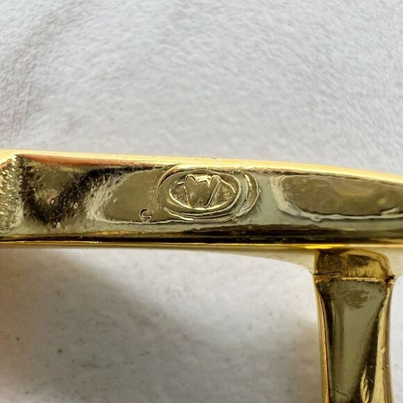 Vintage Gold Tone Simple Basic Belt Buckle for up to 1 Inch Belt - Picture 8 of 8